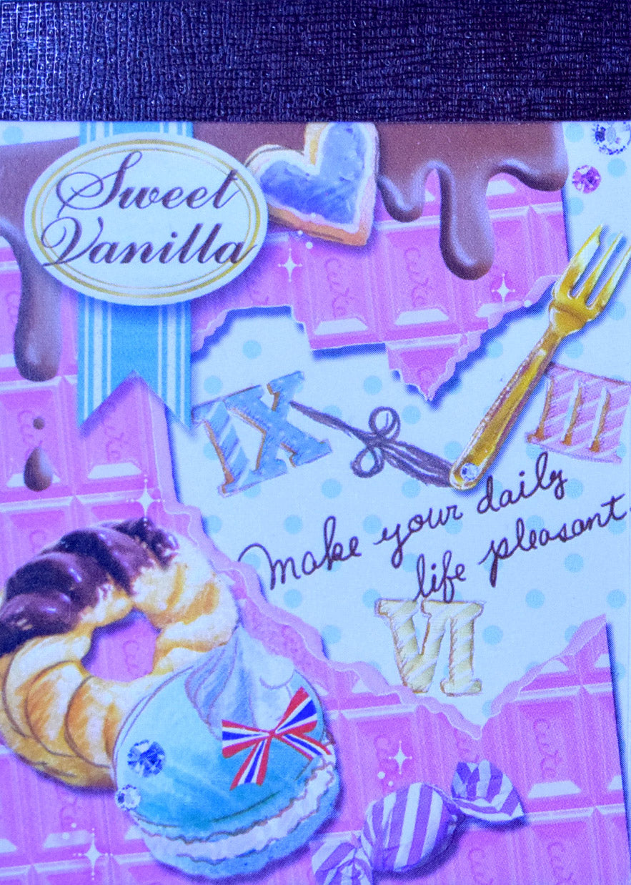 KJ14155 Kamio Japan Small Memo Pad - Sweet Vanilla